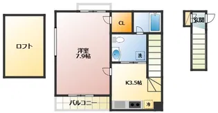 プルミエ【2階】の間取り