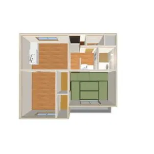 メゾン船堀【1階】の間取り