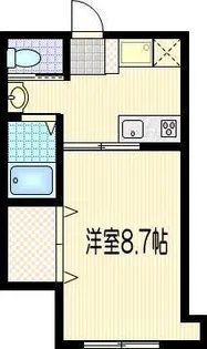 クレール馬引沢【2階】の間取り
