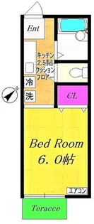 パストラル西生田【1階】の間取り