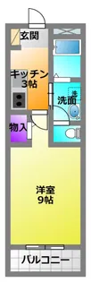 ウィルコート初南【3階】の間取り