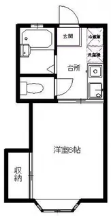 ドエル松田【1階】の間取り