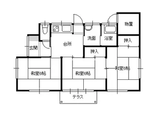 岩手県盛岡市大館町【一戸建】の間取り