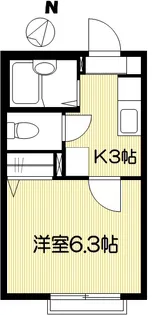 アムールI【1階】の間取り