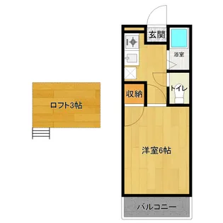 エトワール井上II【1階】の間取り