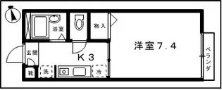 クロスロード【1階】の間取り