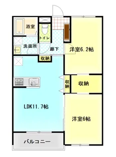 プチメゾン石井【3階】の間取り