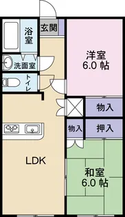 高橋ハイツ【1階】の間取り