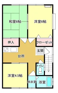 イイヅカコーポII【2階】の間取り