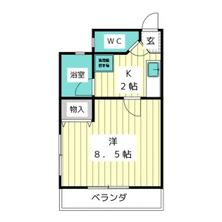クリーンヒルズ【2階】の間取り