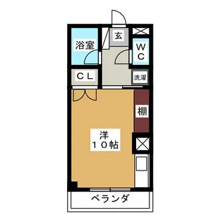 1Rの間取り画像