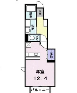 ウエスト・ゲート・アベニュー【1階】の間取り