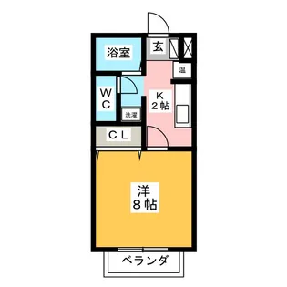 サンfriends坂戸【1階】の間取り