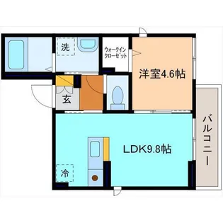 グレイスコート駅西【2階】の間取り