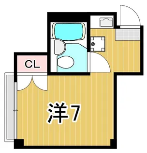 コーポハイブリッヂ【2階】の間取り