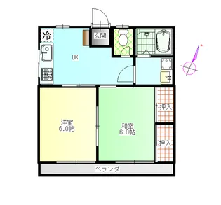 エフケイビル【3階】の間取り