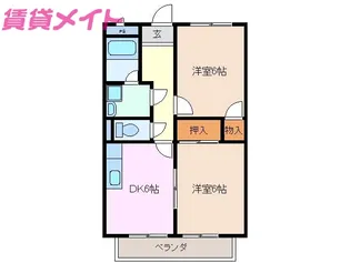 グランメールときわ【2階】の間取り