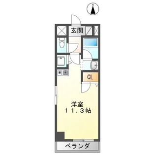第一サンケイビル【3階】の間取り