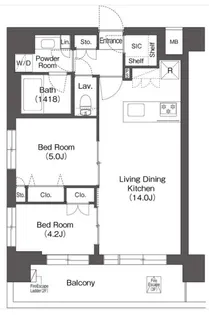 ルーウェ東大泉【3階】の間取り