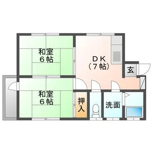 羽藤ビル【2階】の間取り