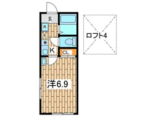 クイーンシップ横須賀中央II【1階】の間取り