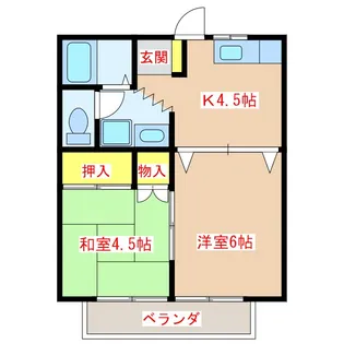 メルヘンハウス【1階】の間取り
