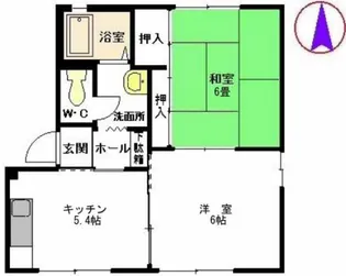 フレグランス玉名I棟【1階】の間取り