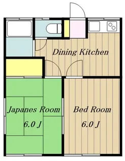 仲居ハイツ【1階】の間取り