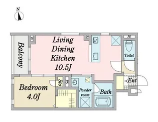 ヴィハール WAKO【1階】の間取り