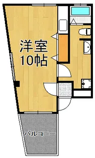 夙川ホワイトマンション【5階】の間取り