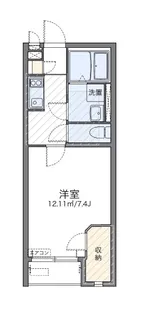 神奈川県横浜市神奈川区松見町3【アパート】の間取り