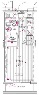 1Kの間取り画像