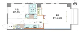 メルビ・ケイ【4階】の間取り
