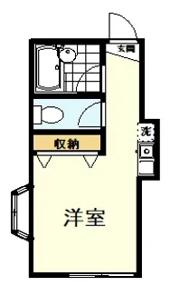 東京都国立市東2【アパート】の間取り