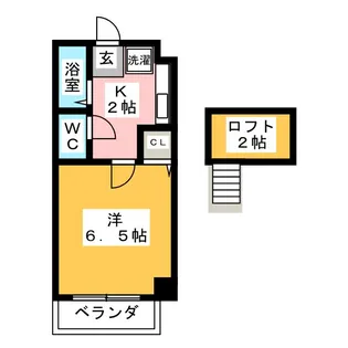 アルファキューブ【1階】の間取り