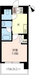 オーキッドレジデンス品川【3階】の間取り