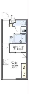 レオパレス豊見城【1階】の間取り