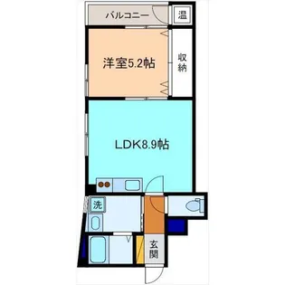 タイニーシーガルII【2階】の間取り