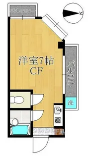 渡辺ハイツ【2階】の間取り