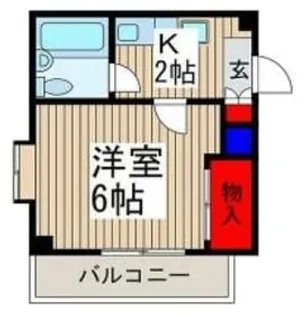 ラ・フェール浦和【2階】の間取り