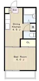 ヴィラ川島A【1階】の間取り