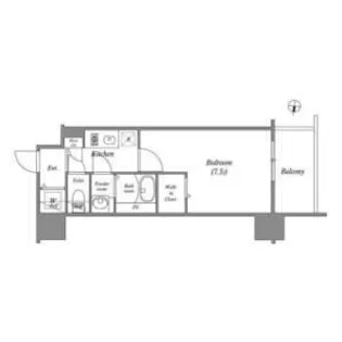 エスリード新栄マルス【3階】の間取り