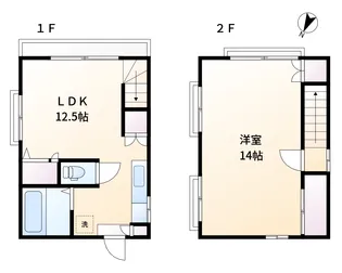 岡山県岡山市南区大福【一戸建】の間取り