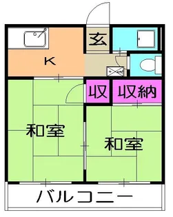 堀ハイツ【1階】の間取り