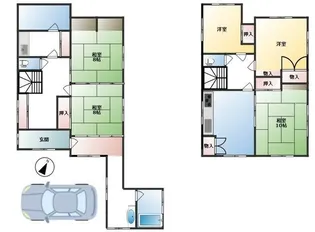 神奈川県足柄下郡湯河原町宮上【一戸建】の間取り