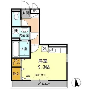 Humpty Dumpty(ハンプティー ダンプティー)【3階】の間取り