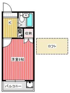 エニーセ朝日【1階】の間取り