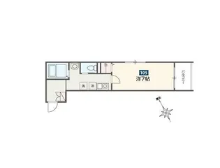 神奈川県海老名市柏ケ谷1【アパート】の間取り