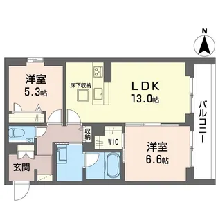 グリナージュ【1階】の間取り