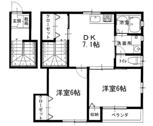エスペランサ広野6号地【2階】の間取り